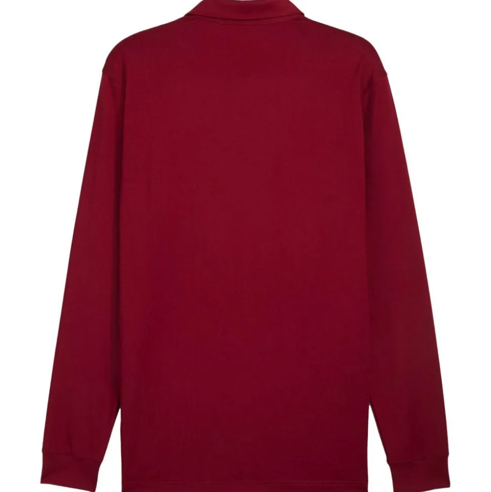 Polo Puma Golf Cloudspun Ls Midweight Polo Intense Red Redmazing