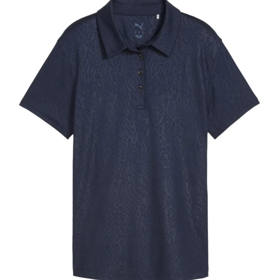Polo Puma Golf Mattr Animal Deboss Ss Deep Navy