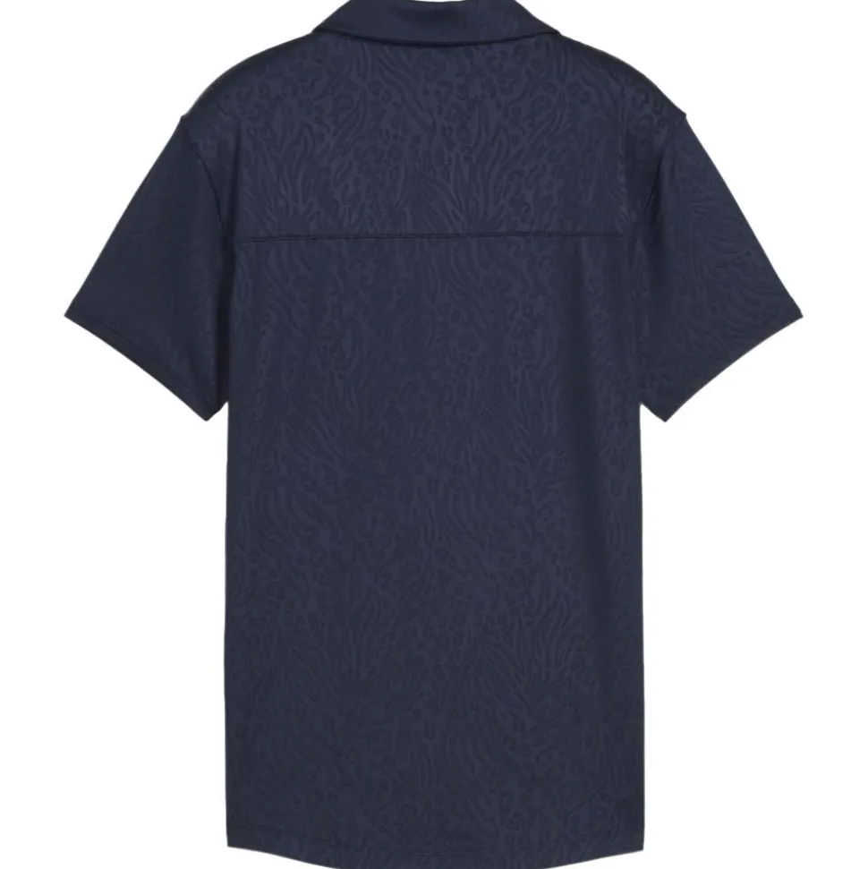 Polo Puma Golf Mattr Animal Deboss Ss Deep Navy