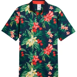 Polo Puma Golf Puma X Ptc Floral Polo Deep Navy