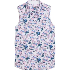 Polo Puma Golf W Mattr Bloom SL Polo Pink Icing White Glow