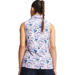 Polo Puma Golf W Mattr Bloom SL Polo Pink Icing White Glow