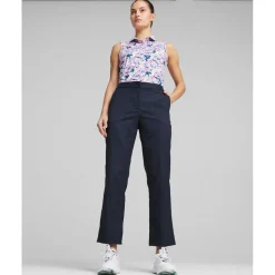 Polo Puma Golf W Mattr Bloom SL Polo Pink Icing White Glow