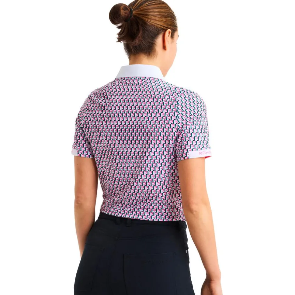 Polo Rohnisch Abby Poloshirt Logo Rose
