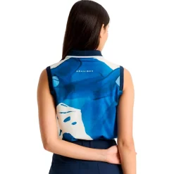 Polo Rohnisch Deni Sleeveless Blue Aquarelle