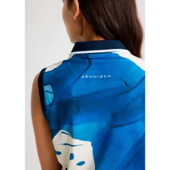 Polo Rohnisch Deni Sleeveless Blue Aquarelle
