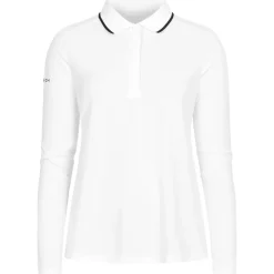 Polo Rohnisch Miriam Long Sleeve Poloshirt White
