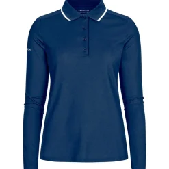 Polo Rohnisch Miriam Long Sleeve Poloshirt Navy