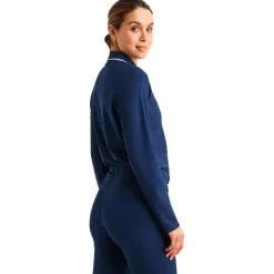 Polo Rohnisch Miriam Long Sleeve Poloshirt Navy