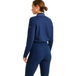 Polo Rohnisch Miriam Long Sleeve Poloshirt Navy