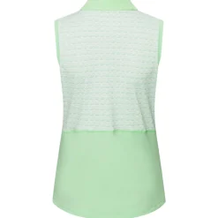 Polo Rohnisch Nicky Sleeveless Poloshirt Monogram Green Ash