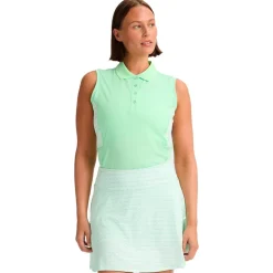 Polo Rohnisch Nicky Sleeveless Poloshirt Monogram Green Ash