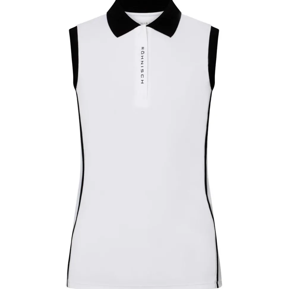 Polo Rohnisch Ultra Viola Uv Sleeveless White