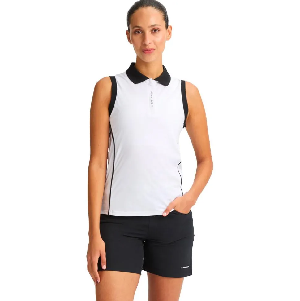 Polo Rohnisch Ultra Viola Uv Sleeveless White
