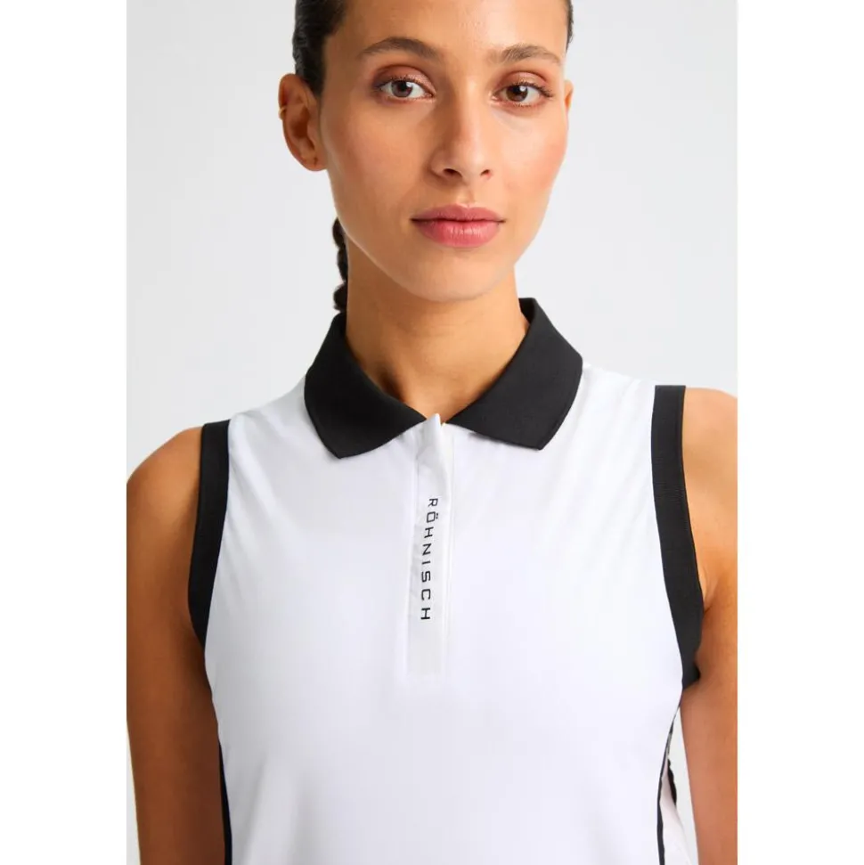 Polo Rohnisch Ultra Viola Uv Sleeveless White