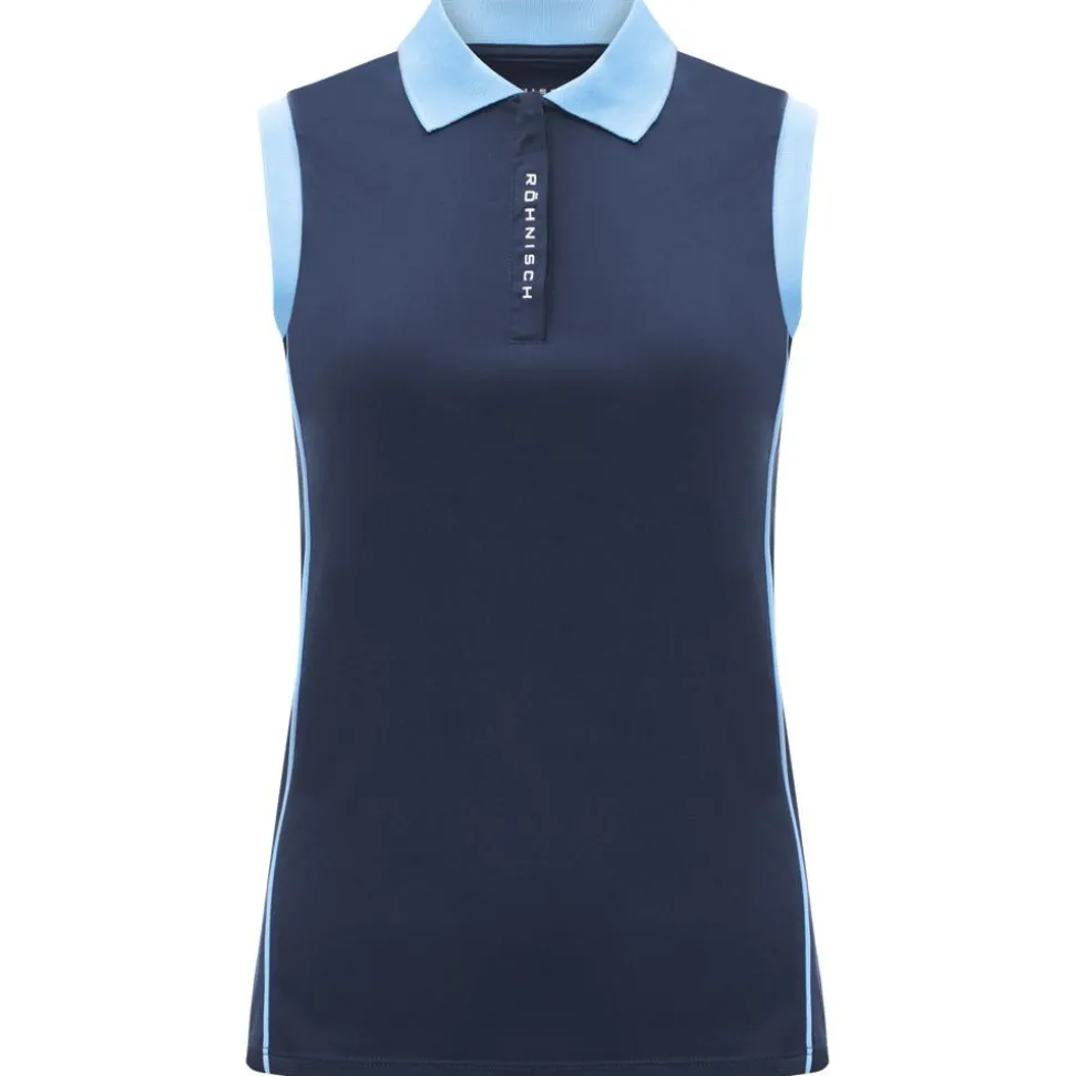Polo Rohnisch Ultra Viola Uv Sleeveless Navy