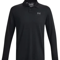 Polo Under Armour Performance 3.0 LS Black Pitch Gray