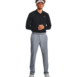 Polo Under Armour Performance 3.0 LS Black Pitch Gray