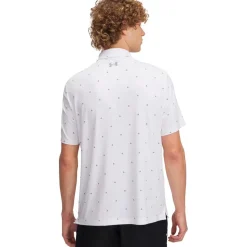 Polo Under Armour Playoff 3.0 Printed Polo White Steel