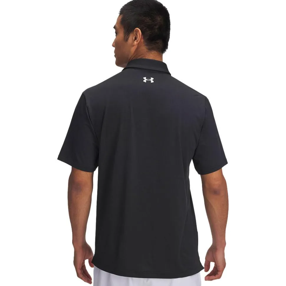 Polo Under Armour Playoff 3.0 Stripe Black Summit White