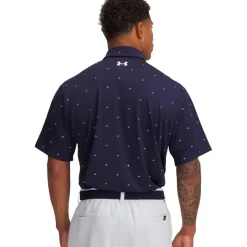 Polo Under Armour Playoff 3.0 Printed Polo Midnight Navy White
