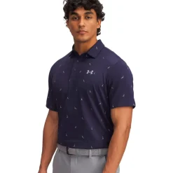 Polo Under Armour Playoff 3.0 Printed Polo Midnight Navy Steel