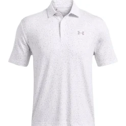 Polo Under Armour Playoff 3.0 Printed Polo White Tetra Gray