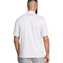 Polo Under Armour Playoff 3.0 Printed Polo White Tetra Gray