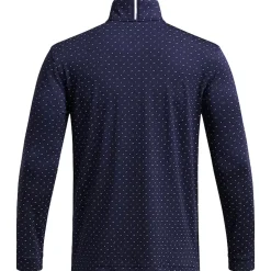 Polo Under Armour Playoff Printed 1/4 Zip Midnight Navy White