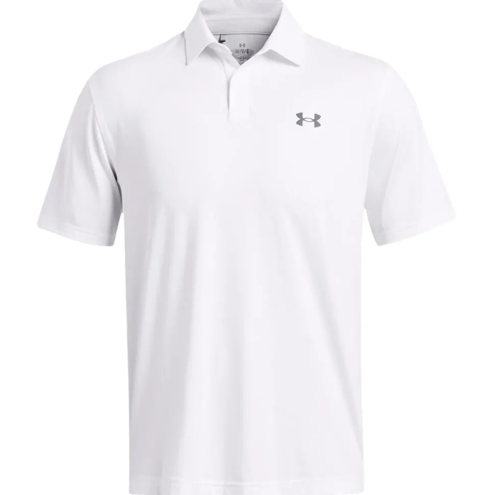 Polo Under Armour T2G Polo White Pitch Gray