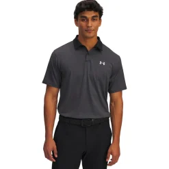 Polo Under Armour T2G Printed Polo Black Halo Gray