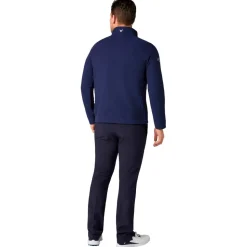 Pull Callaway Golf Emea Long Sleeve Waffle 1/4 Zip Peacoat