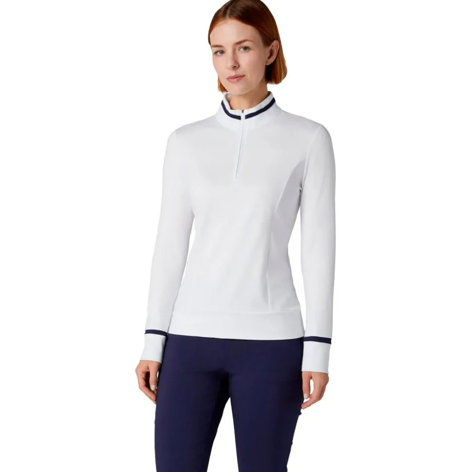 Pull Callaway Golf Thermal Long Sleeve Colour Bloc Bright White