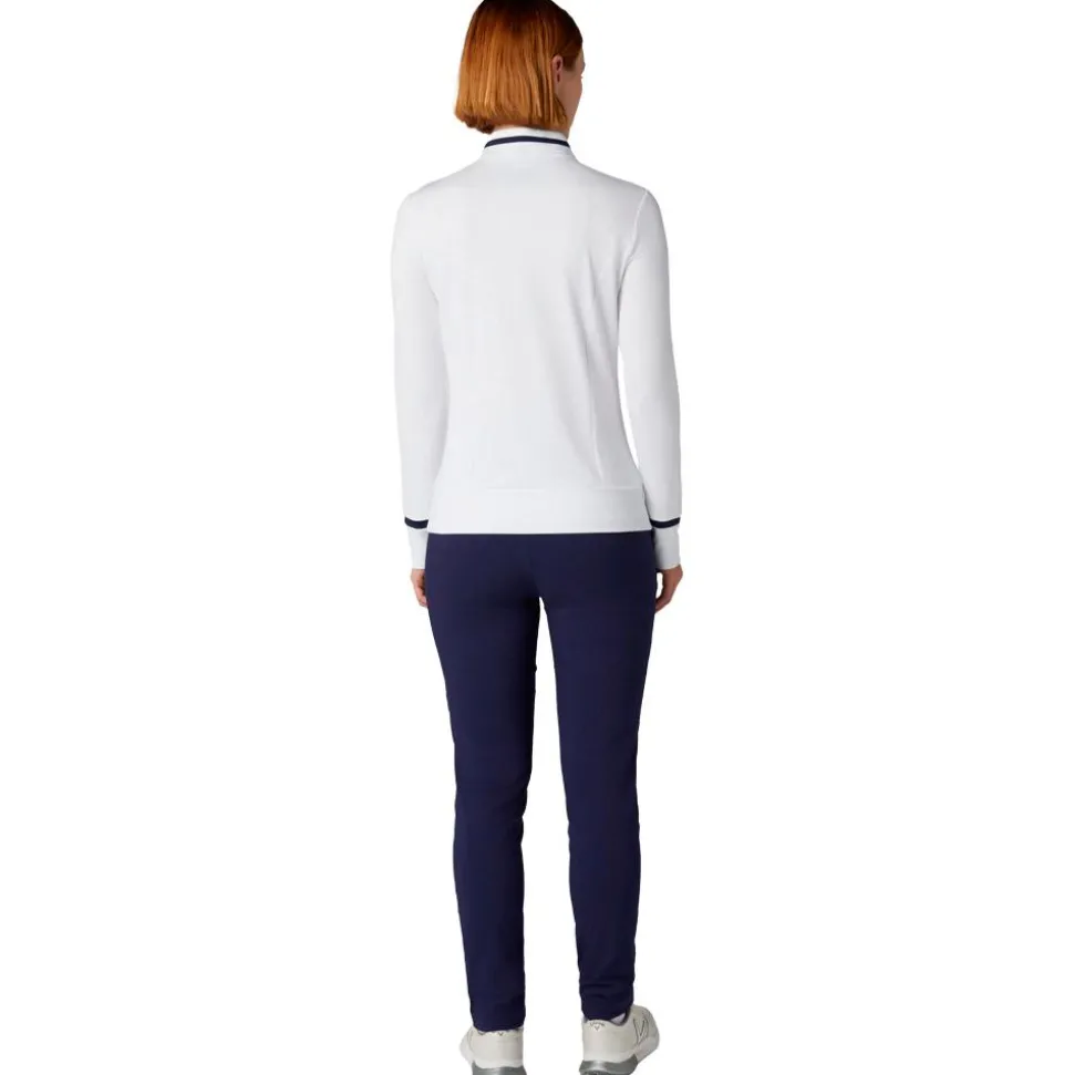 Pull Callaway Golf Thermal Long Sleeve Colour Bloc Bright White