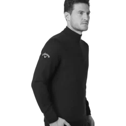 Pull Callaway Golf Windstopper 1/4 Zipped Sweater Black Ink