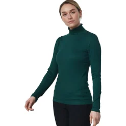 Pull Daily Sports Ancona Ls Roll Neck Nori Green
