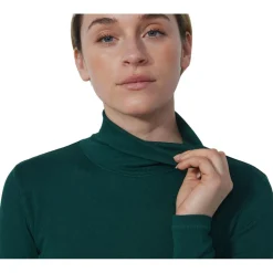 Pull Daily Sports Ancona Ls Roll Neck Nori Green