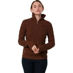 Pull Daily Sports Ermont Ls Pullover Lined Chestnut