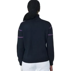 Pull Daily Sports Logo Roll-Neck Pullover Black