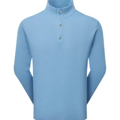 Pull Footjoy Drirelease Button Placket Sweater Blue Jay