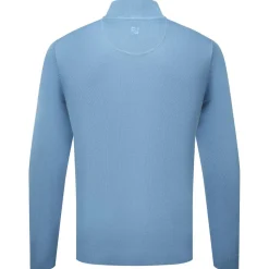 Pull Footjoy Drirelease Button Placket Sweater Blue Jay