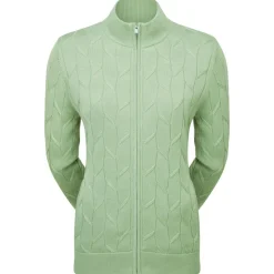 Pull Footjoy Full-Zip Lined Pullover Wmn Sage