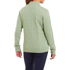Pull Footjoy Full-Zip Lined Pullover Wmn Sage