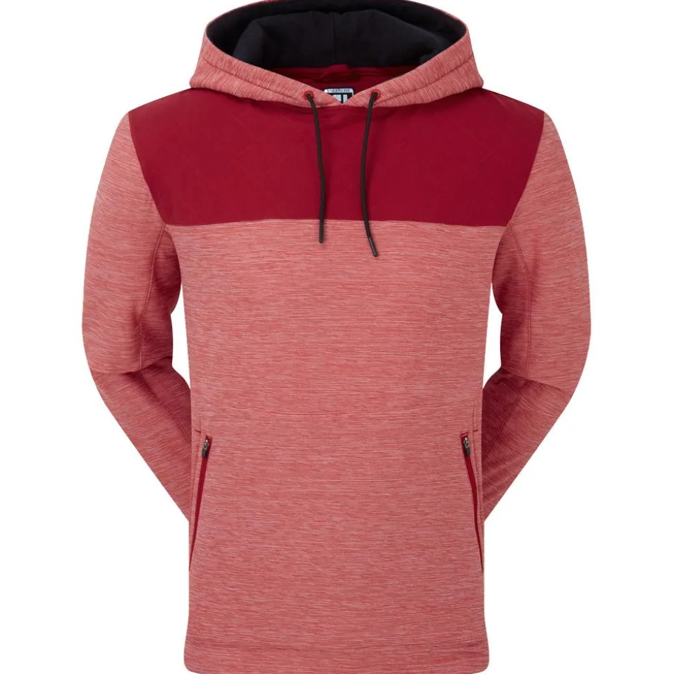 Pull Footjoy Thermal Hoodie Tonal Red Black