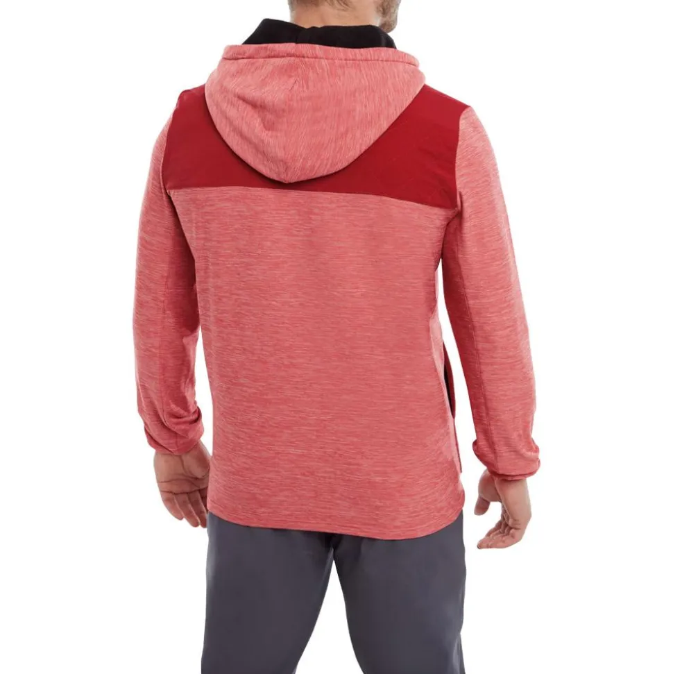 Pull Footjoy Thermal Hoodie Tonal Red Black