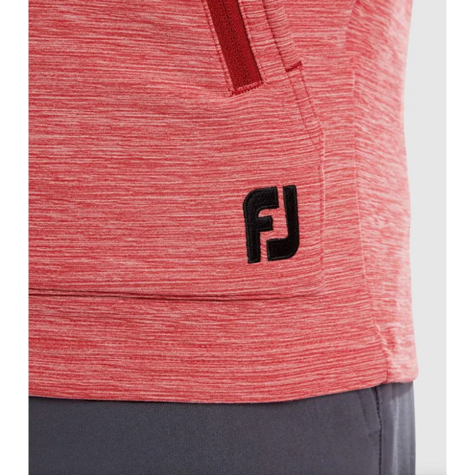 Pull Footjoy Thermal Hoodie Tonal Red Black