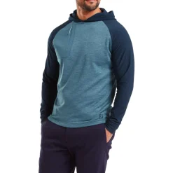 Pull Footjoy Thermoseries Pullover Hoodie Navy Slate