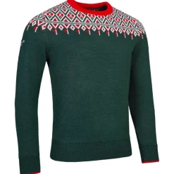 Pull Glenmuir g.Nicolas Tartan Green White Garnet