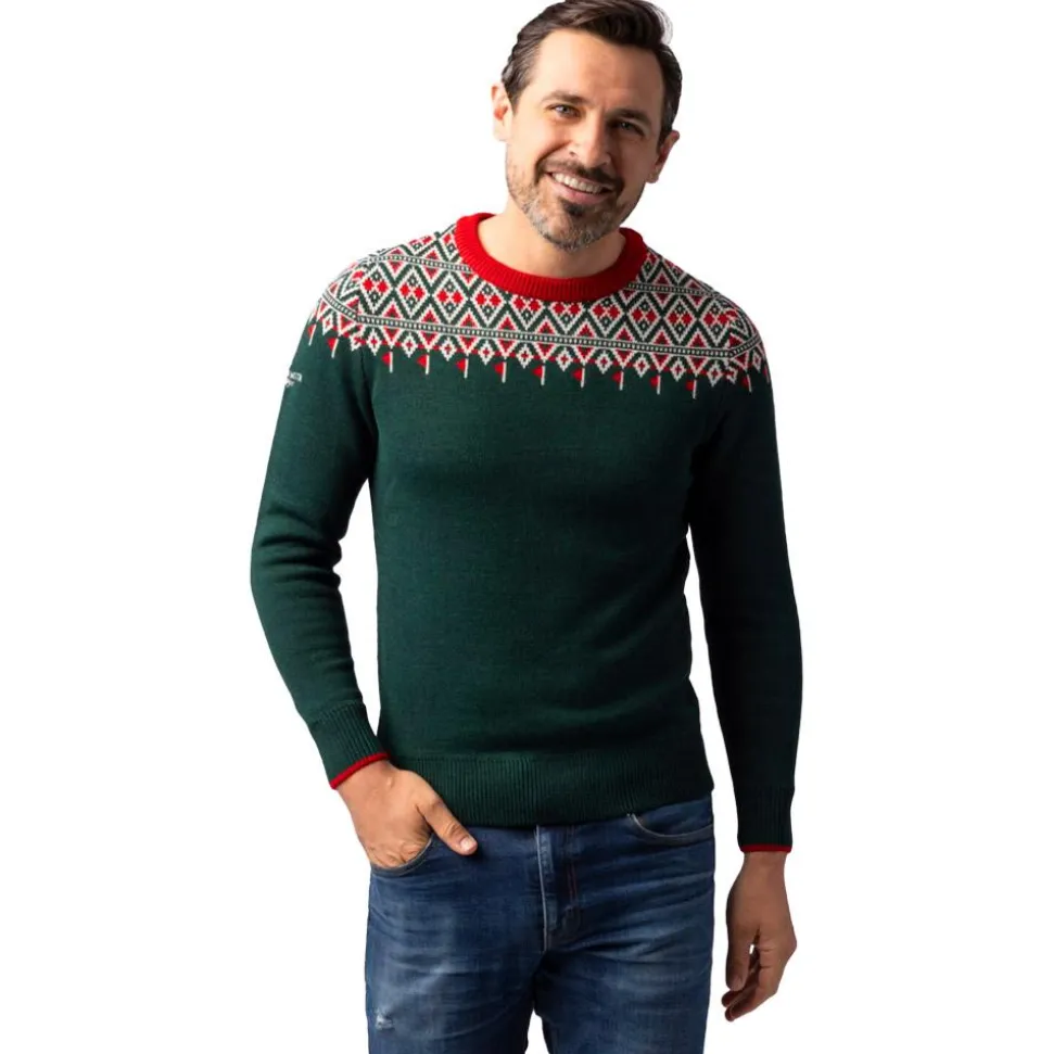 Pull Glenmuir g.Nicolas Tartan Green White Garnet