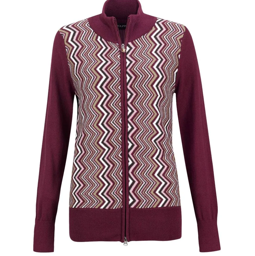 Pull Golfino Merlot Cardigan Merlot
